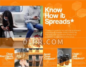Pr模板图文 7张34秒医学健康橙色展示宣传片 Pr素材